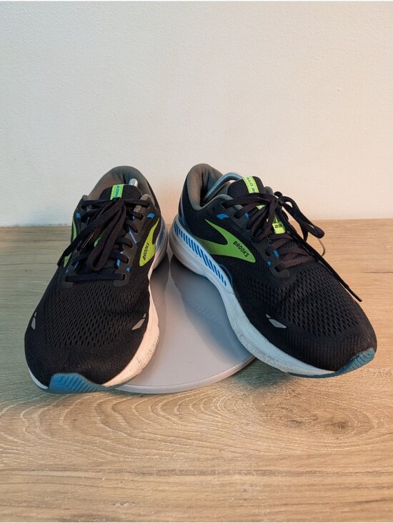 Brooks Adrenaline GTS 23 Mens 11.5 Extra Wide 4E Black Green Blue 1103914E006 main image 8
